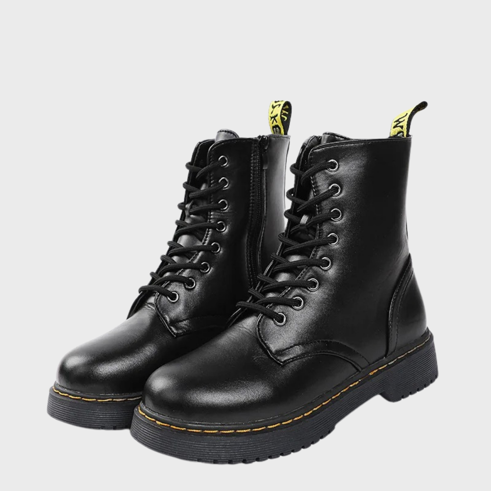 Lara | Damen Schnürstiefeletten im Combat Stil - Elle Zürich