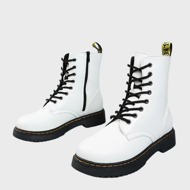 Lara | Damen Schnürstiefeletten im Combat Stil - Elle Zürich