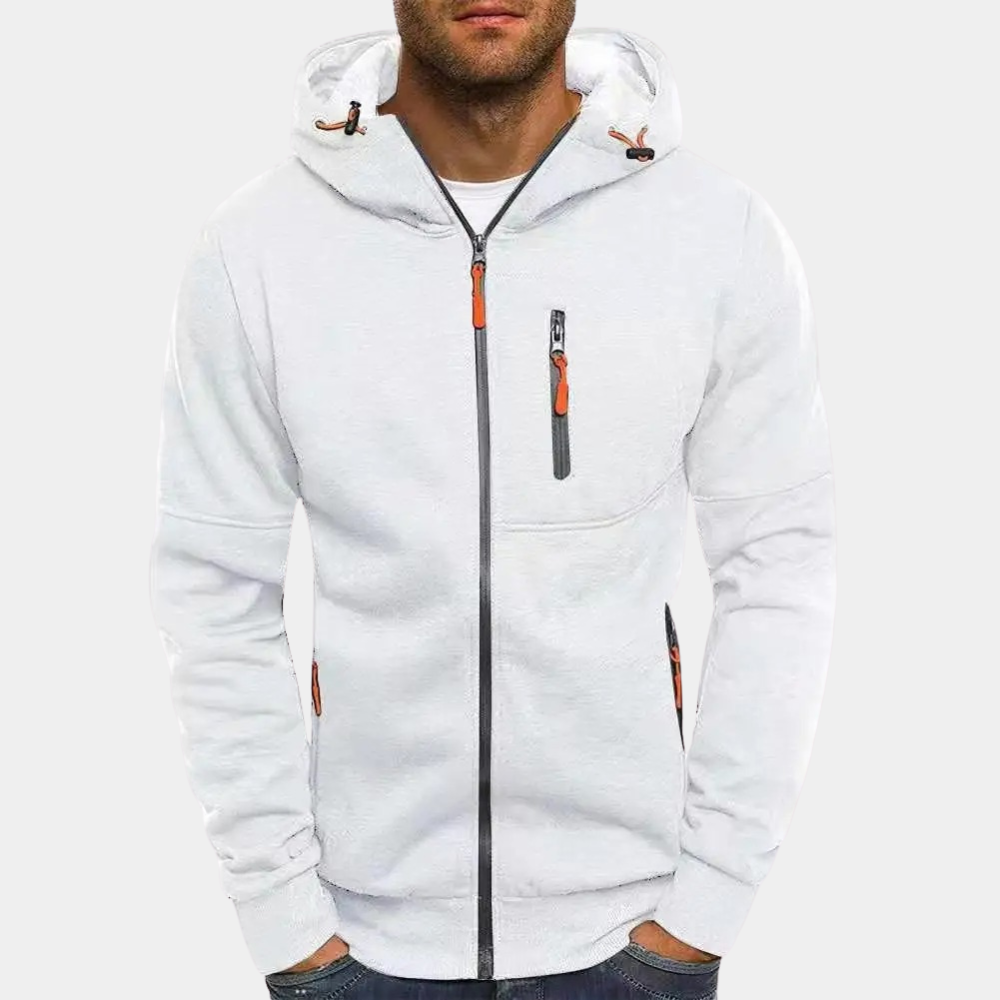 Karl | Lässiger Herren-Hoodie mit Reißverschluss - Elle Zürich