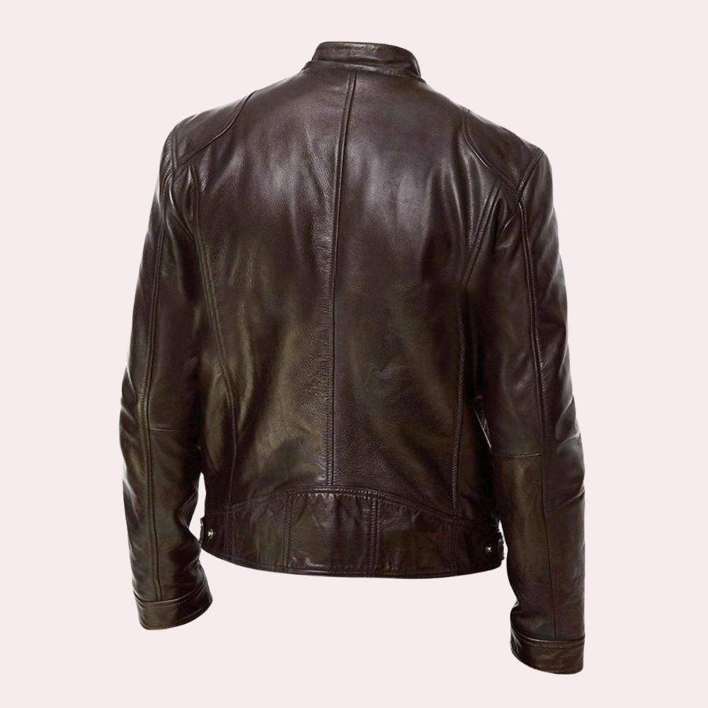 Dominic | Stylische Lederjacke Für Männer - Elle Zürich