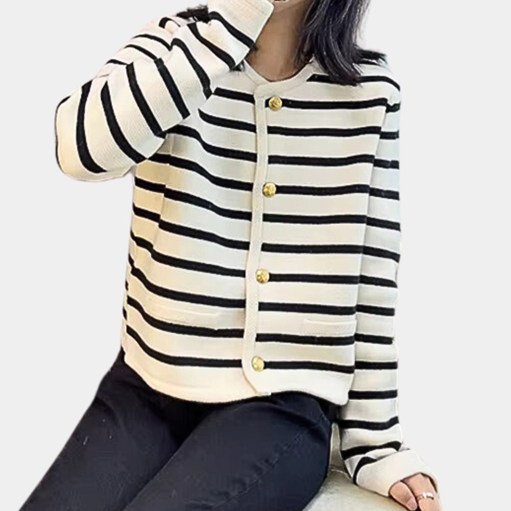 Greta | Elegante Jacke mit Knöpfen Damen - Elle Zürich
