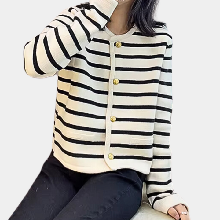 Greta | Elegante Jacke mit Knöpfen Damen - Elle Zürich