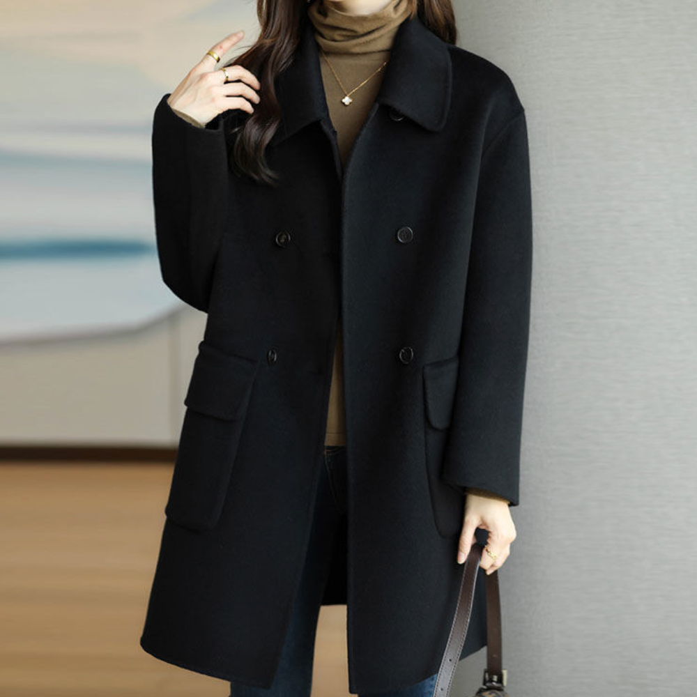 Hanna | Eleganter Taillierter Mantel Damen - Elle Zürich
