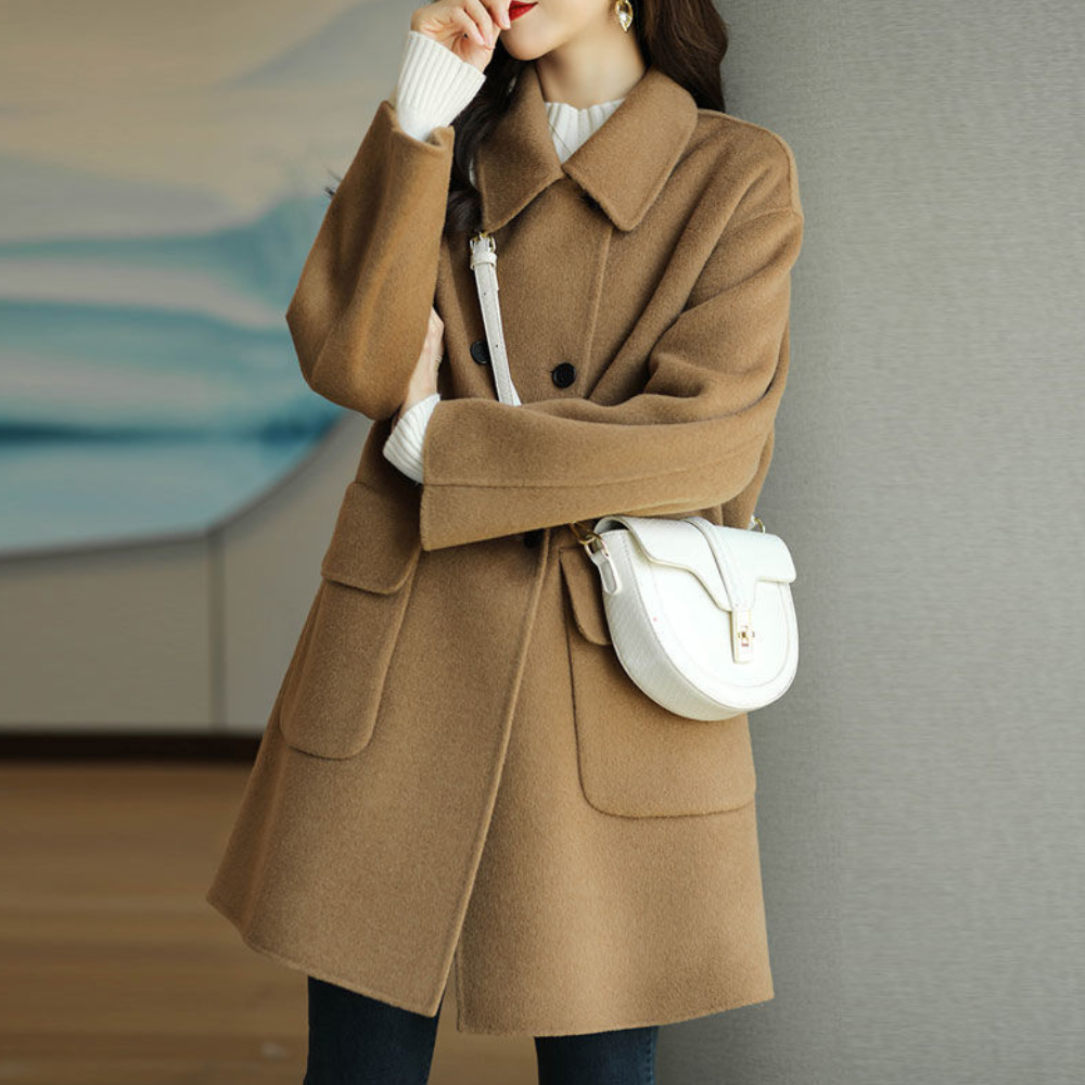 Hanna | Eleganter Taillierter Mantel Damen - Elle Zürich