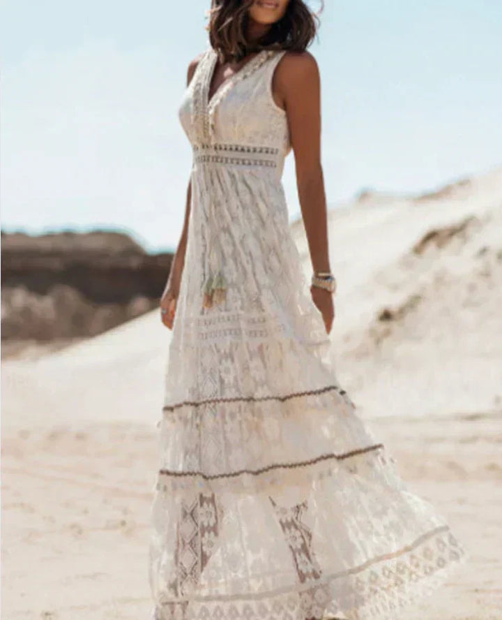 Carolin | Boho Style Lace Dress - Elle Zürich