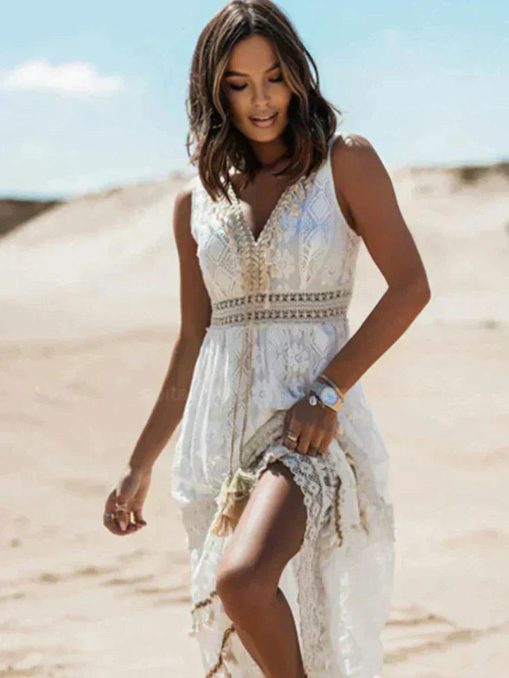 Carolin | Boho Style Lace Dress - Elle Zürich