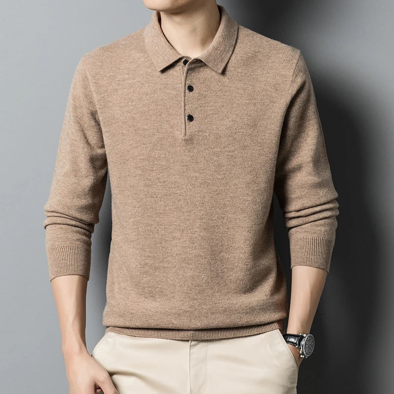 Lutz | Herren Freizeit Strick Polo Pullover - Elle Zürich