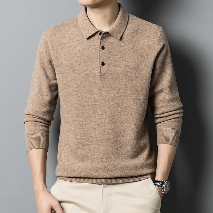 Lutz | Herren Freizeit Strick Polo Pullover - Elle Zürich