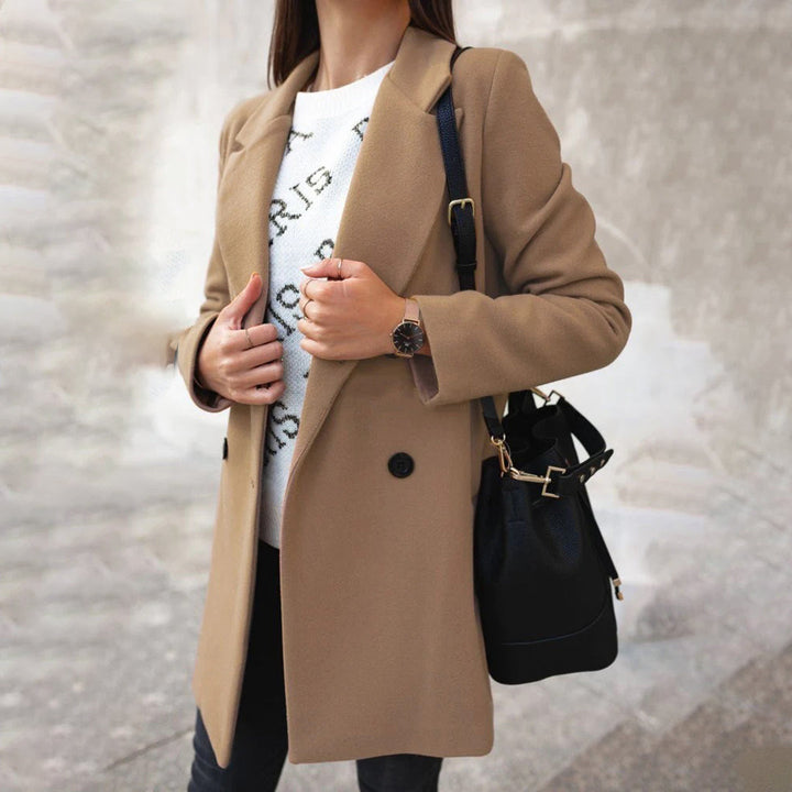 Sabine | Stylischer langer Freizeitmantel - Elle Zürich