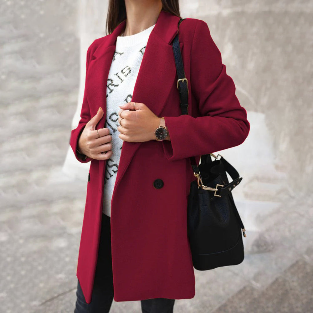 Sabine | Stylischer langer Freizeitmantel - Elle Zürich