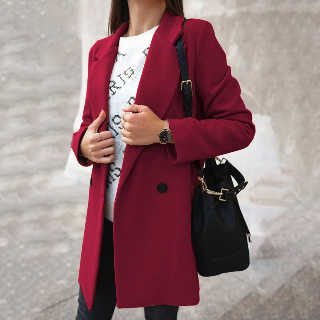 Sabine | Stylischer langer Freizeitmantel - Elle Zürich