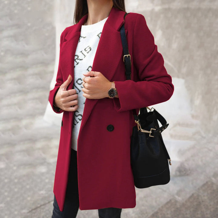 Sabine | Stylischer langer Freizeitmantel - Elle Zürich