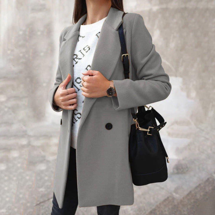 Sabine | Stylischer langer Freizeitmantel - Elle Zürich