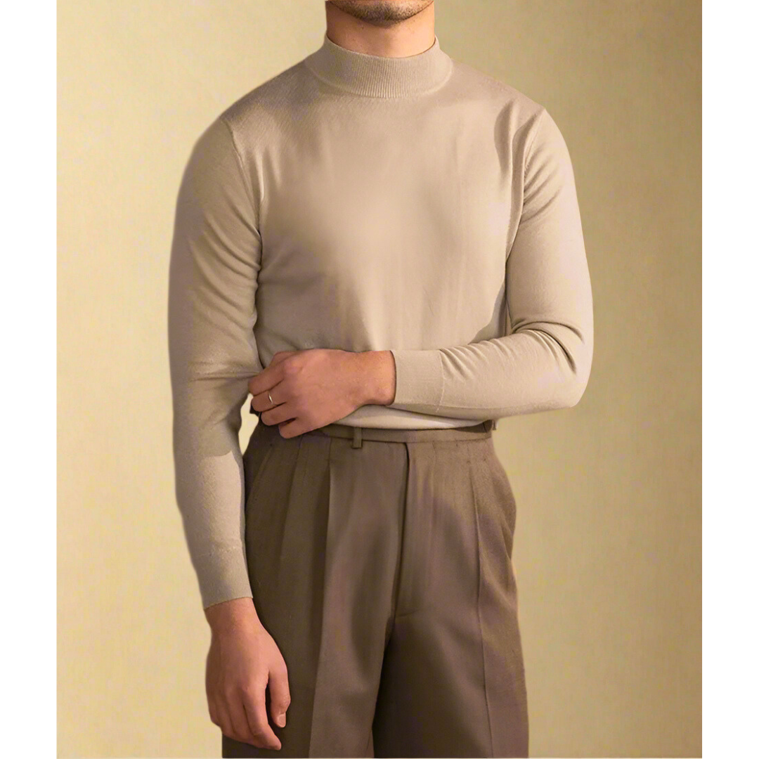 Felix | Herren Slim Fit Pullover mit Stehkragen - Elle Zürich