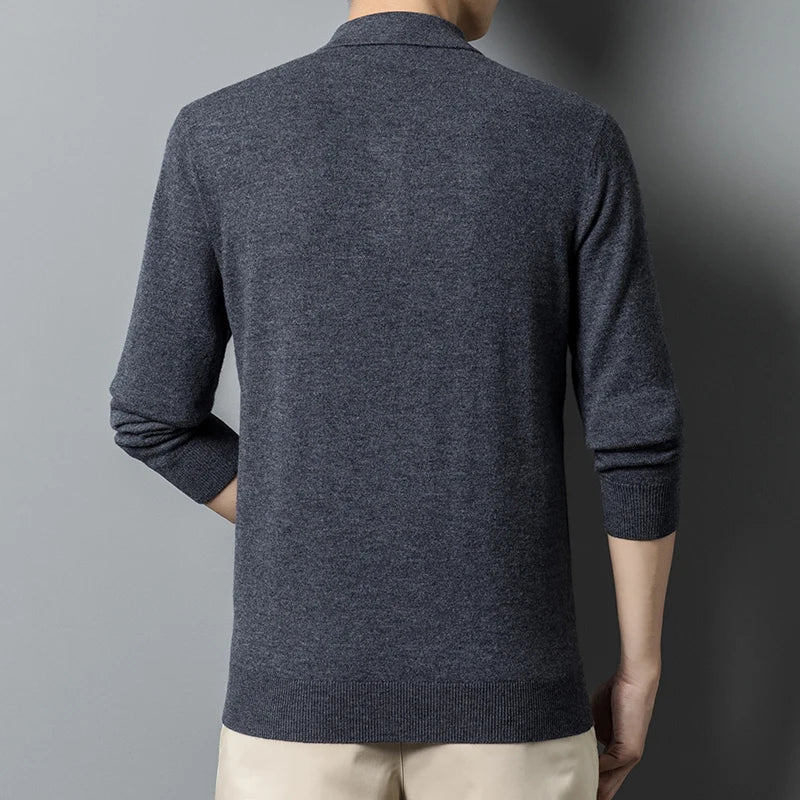 Lutz | Herren Freizeit Strick Polo Pullover - Elle Zürich