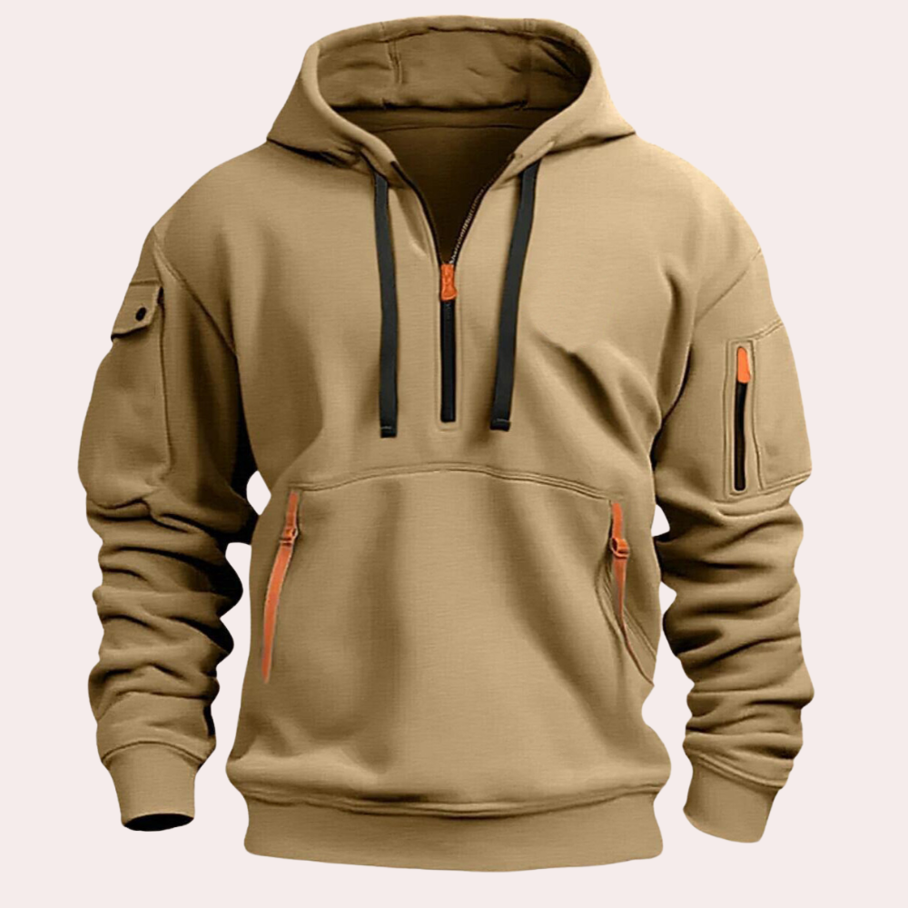 Albert | Stylischer Kapuzenpullover Mit Reißverschluss Für Männer - Elle Zürich
