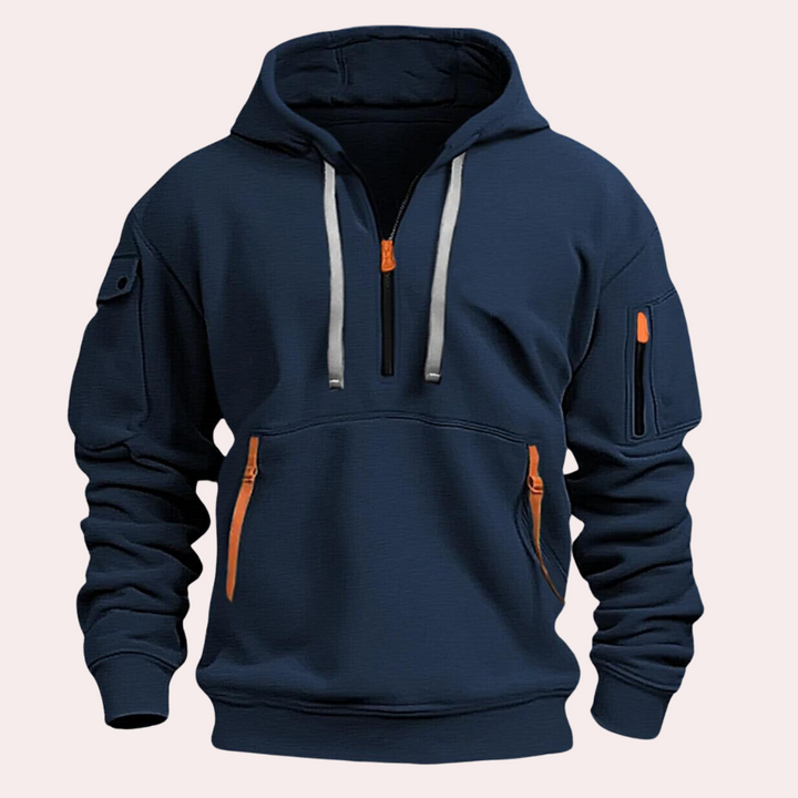 Albert | Stylischer Kapuzenpullover Mit Reißverschluss Für Männer - Elle Zürich