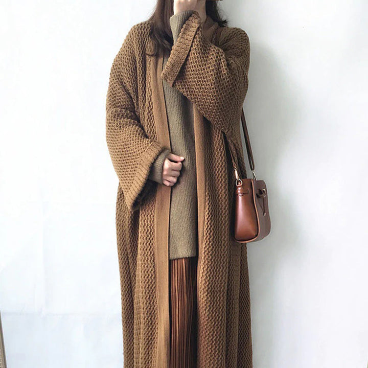 Leonie | Gemütlicher Damen Langstrick-Cardigan - Elle Zürich