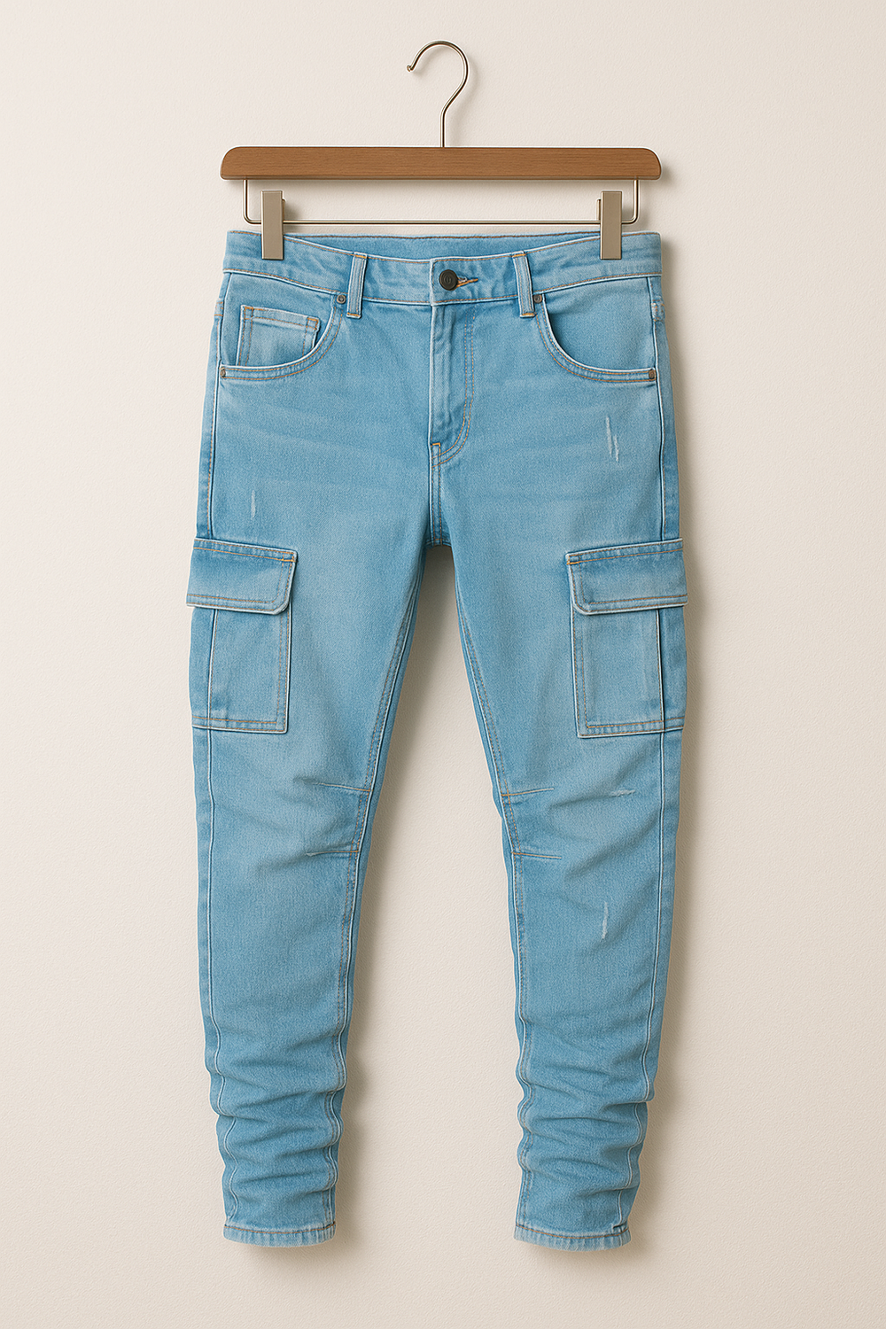 Martin | Herren Slim Fit Cargo Jeans mit mehreren Taschen - Elle Zürich