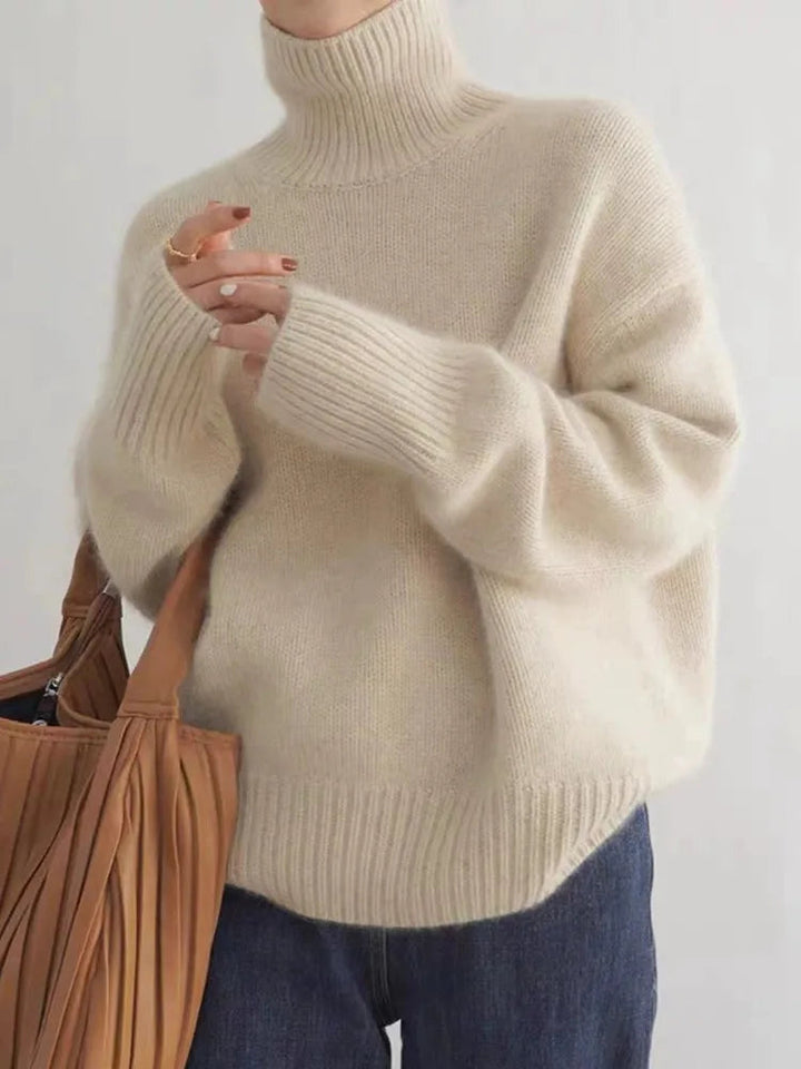 Laura | Eleganter Rollkragenpullover für Damen - Elle Zürich