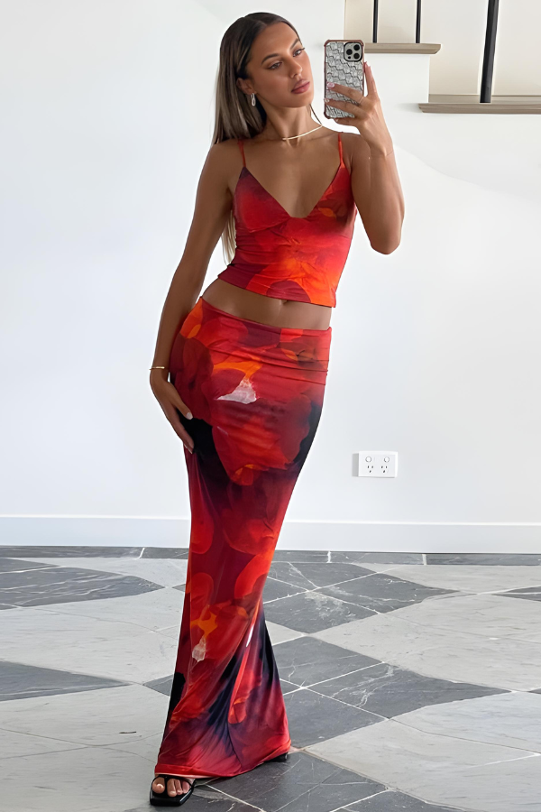 Selina | Stylisches Elegantes Langes Sommerkleid - Elle Zürich