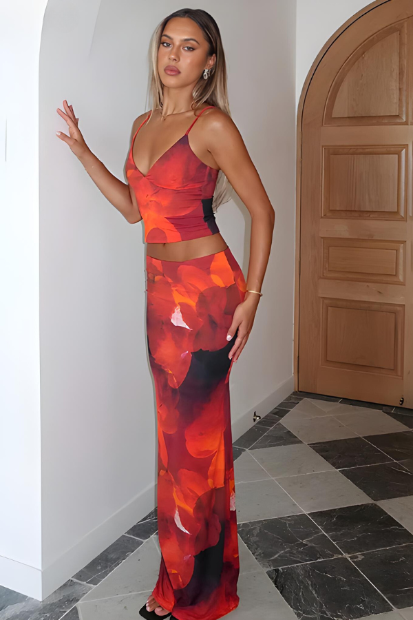 Selina | Stylisches Elegantes Langes Sommerkleid - Elle Zürich