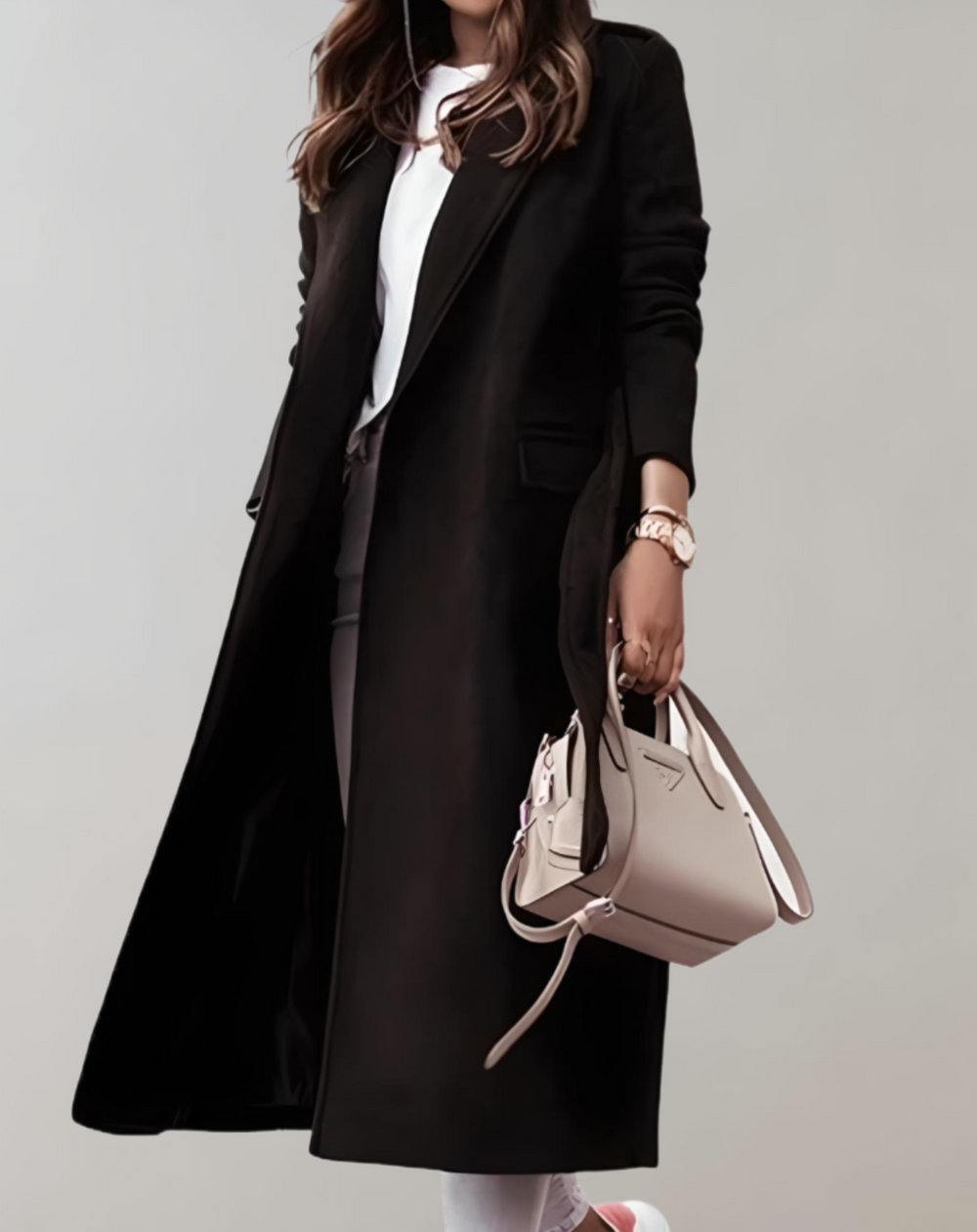 Laura | Damen Winter-Langmantel mit Gürtel - Elle Zürich