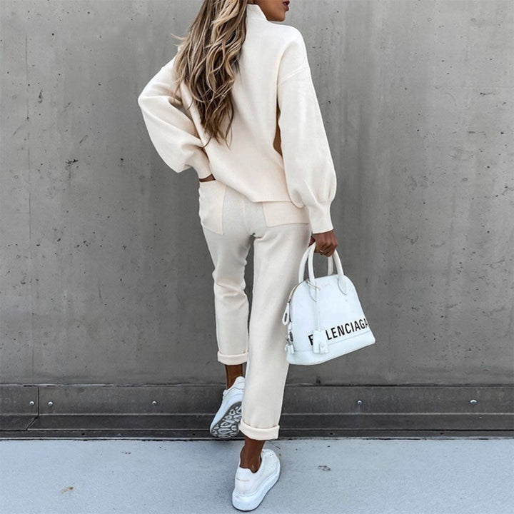 Julia | Damen Trainingsanzug Set Oversized Pullover & Slim Joggerhose - Elle Zürich