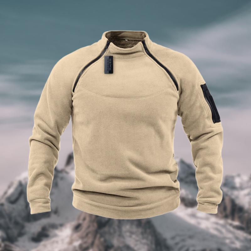 Christian | Herren Tactical Fleece Pullover mit Viertelreißverschluss - Elle Zürich