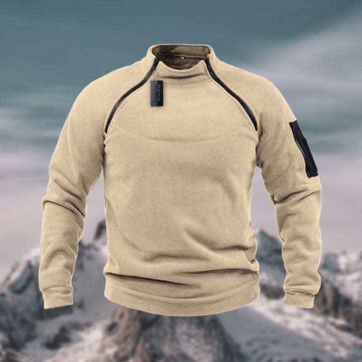 Christian | Herren Tactical Fleece Pullover mit Viertelreißverschluss - Elle Zürich