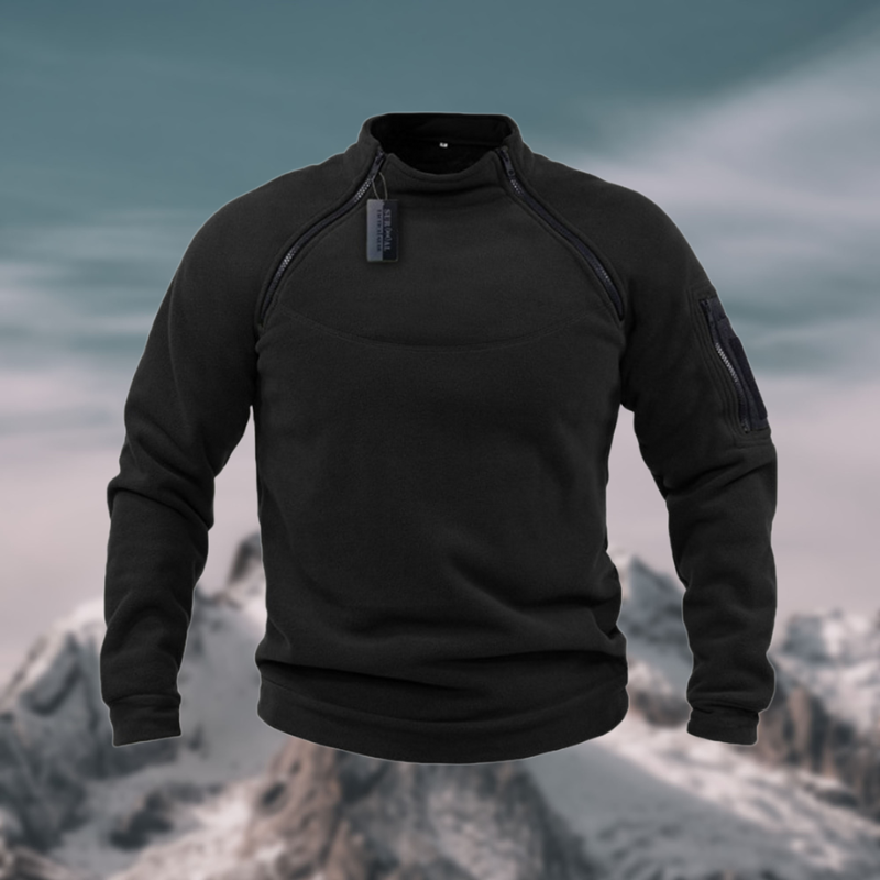 Christian | Herren Tactical Fleece Pullover mit Viertelreißverschluss - Elle Zürich