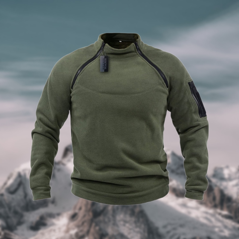 Christian | Herren Tactical Fleece Pullover mit Viertelreißverschluss - Elle Zürich
