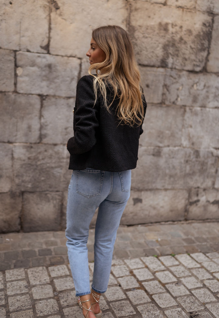 Ursula | Frauen Herbstjacke mit Knöpfen und eleganter Passform - Elle Zürich