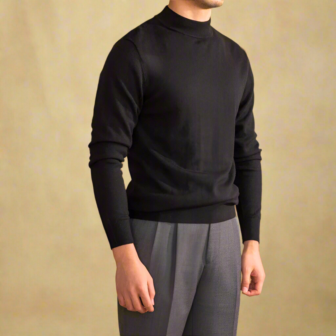 Felix | Herren Slim Fit Pullover mit Stehkragen - Elle Zürich