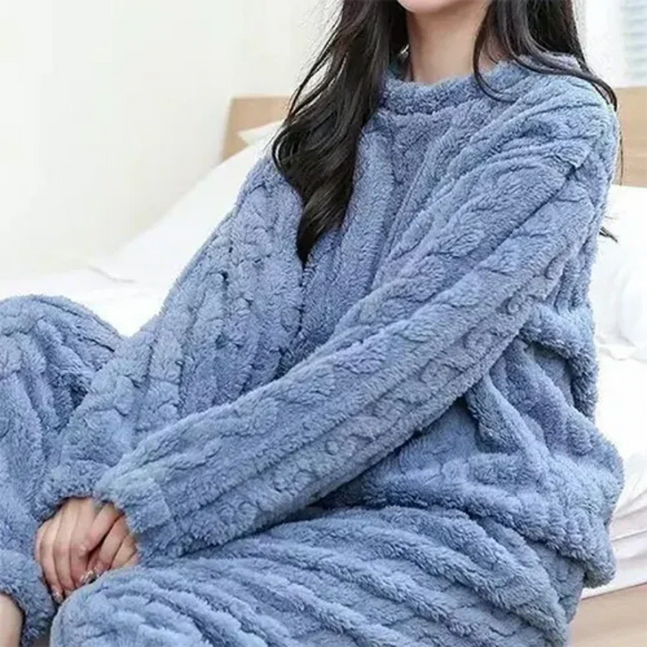 Petra | Damen Kuscheliges Fleece Winter Loungewear Set - Elle Zürich