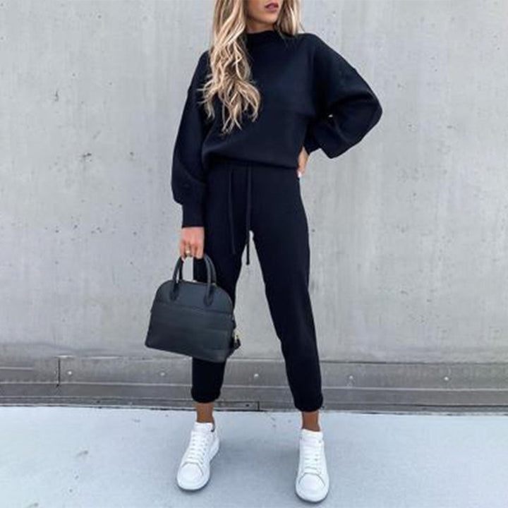 Julia | Damen Trainingsanzug Set Oversized Pullover & Slim Joggerhose - Elle Zürich