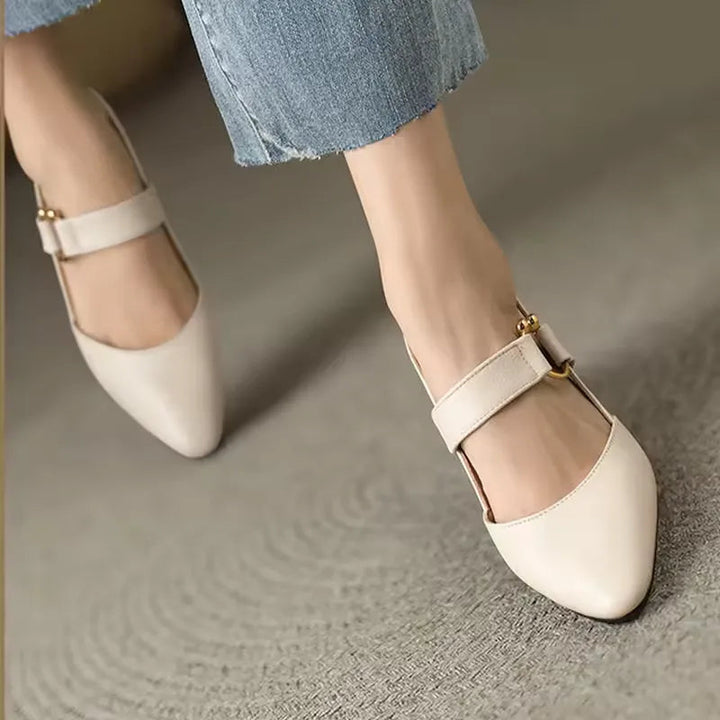 Kerstin | Damen Pumps mit Blockabsatz und Eleganten Riemen - Elle Zürich
