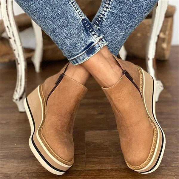 Maria | Stylische Keilabsatz-Stiefeletten Für Damen - Elle Zürich