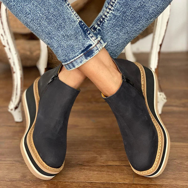Maria | Stylische Keilabsatz-Stiefeletten Für Damen - Elle Zürich