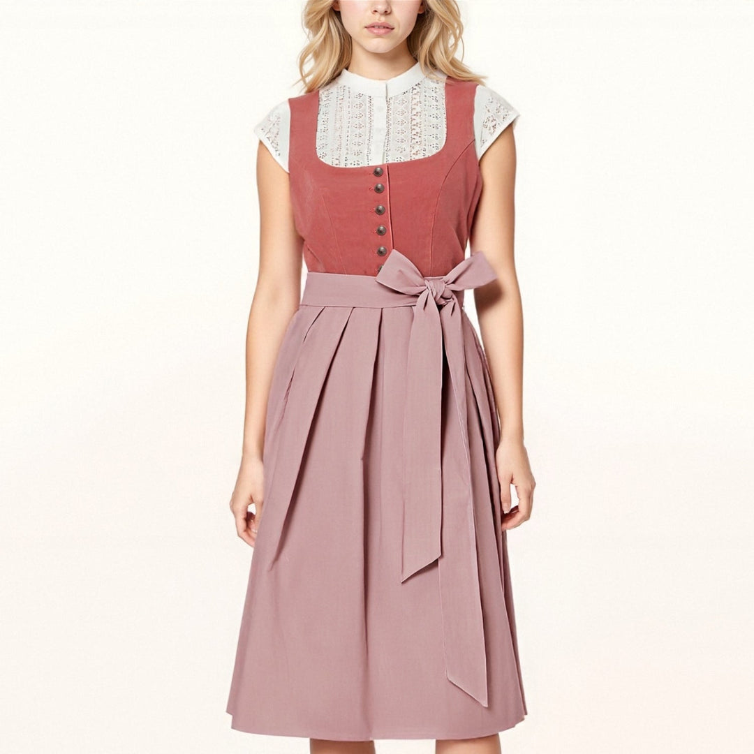 Daniela | Alpen-Dirndl Midikleid für Damen zum Oktoberfest - Elle Zürich