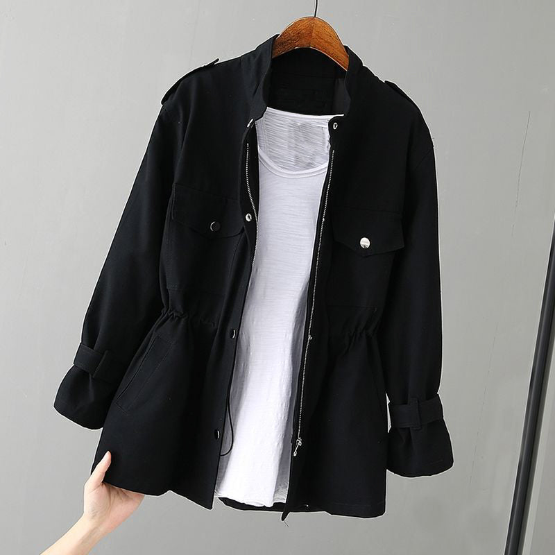 Anna | Schicke Damen Utility-Jacke mit Reißverschluss