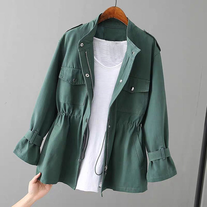 Anna | Schicke Damen Utility-Jacke mit Reißverschluss