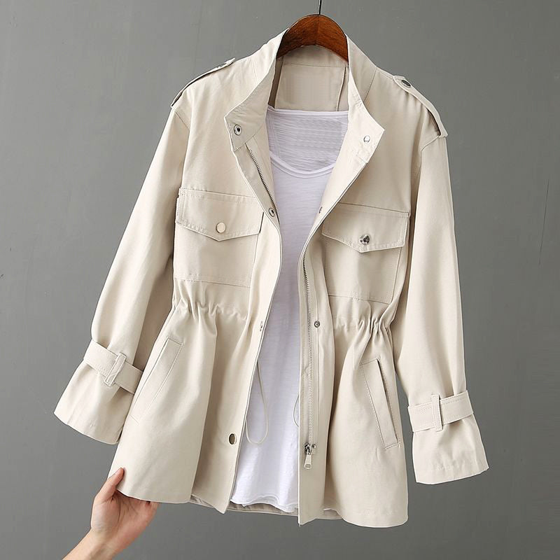 Anna | Schicke Damen Utility-Jacke mit Reißverschluss