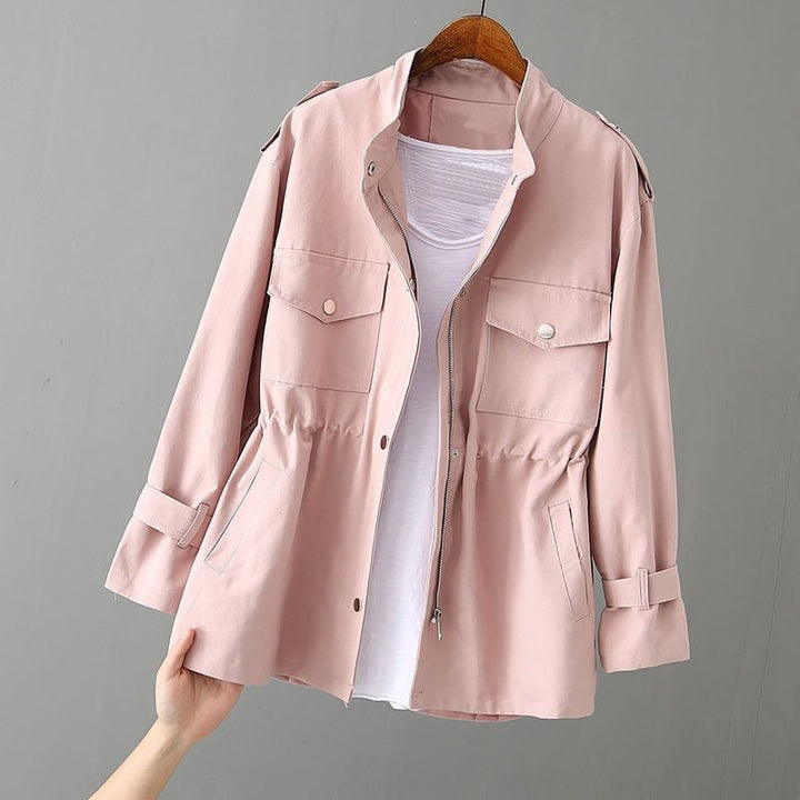 Anna | Schicke Damen Utility-Jacke mit Reißverschluss