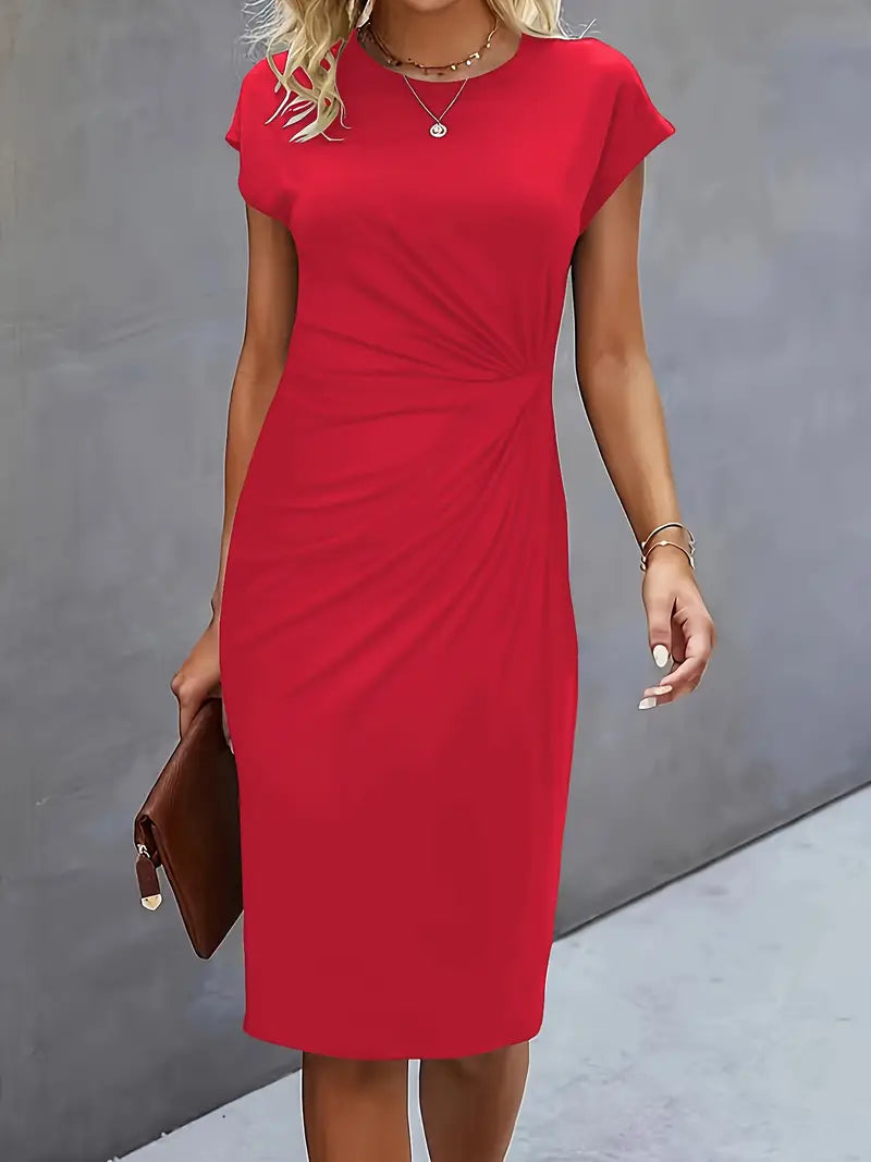 Helga | Zeitloses Midikleid mit Schmeichelnder Passform - Elle Zürich