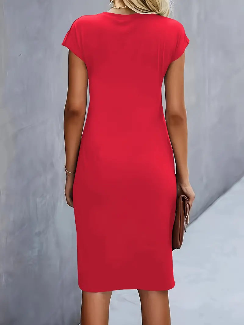 Helga | Zeitloses Midikleid mit Schmeichelnder Passform - Elle Zürich