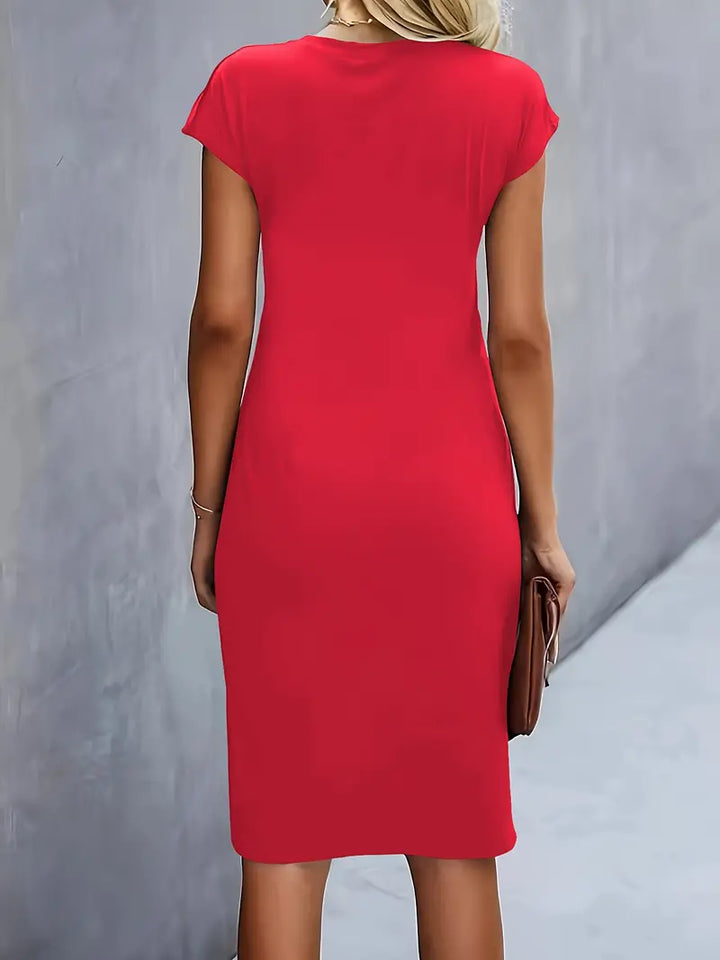 Helga | Zeitloses Midikleid mit Schmeichelnder Passform - Elle Zürich