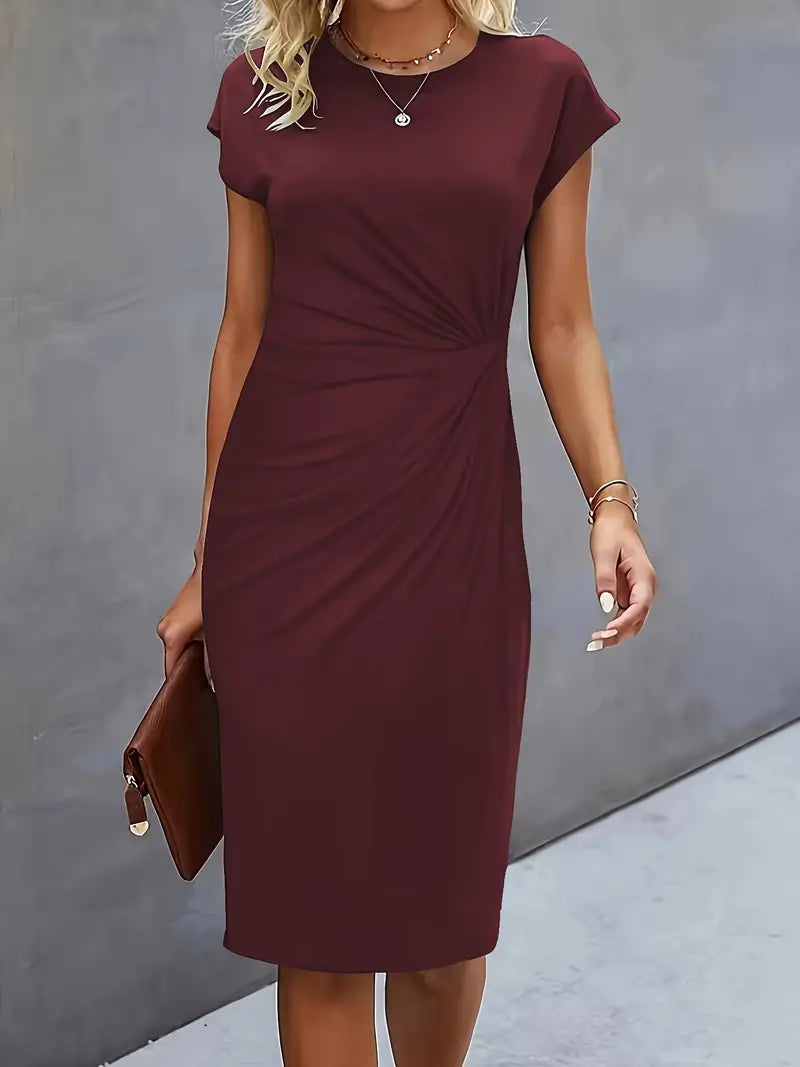 Helga | Zeitloses Midikleid mit Schmeichelnder Passform - Elle Zürich