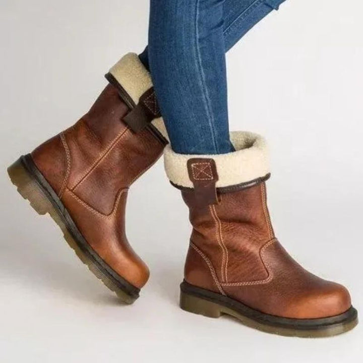 Doris | Schicke Damen Lederstiefel für den Winter
