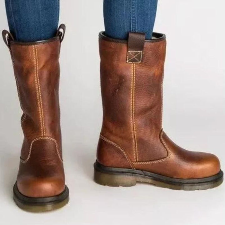 Doris | Schicke Damen Lederstiefel für den Winter